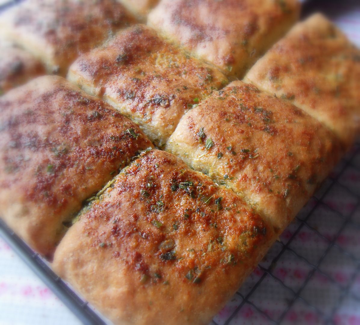 The English Kitchen Herbed Oatmeal Pan Rolls